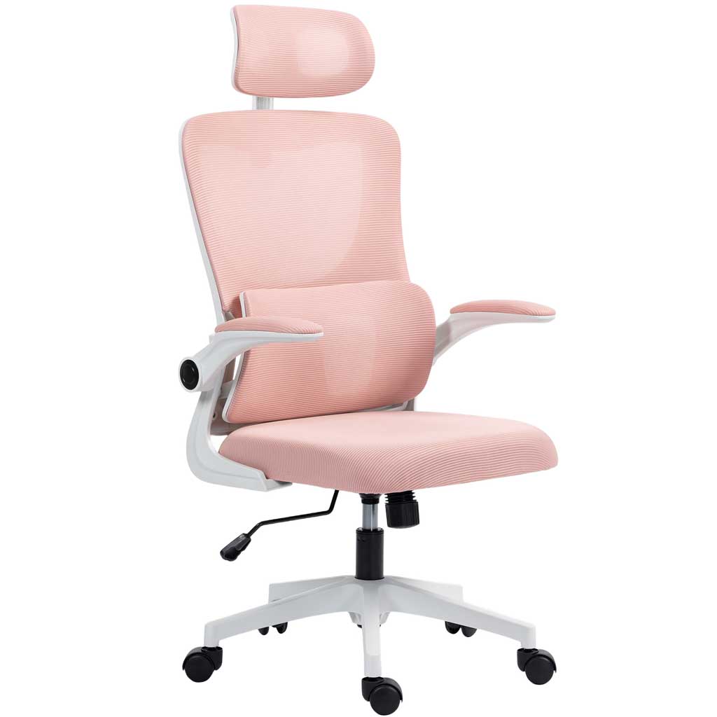 scaun ergonomic roz